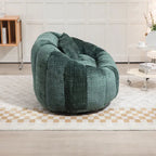 Sofá biplaza bajo tipo chaise longue – Chenilla, 59 pulgadas