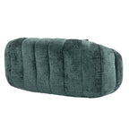 Sofá biplaza bajo tipo chaise longue – Chenilla, 59 pulgadas