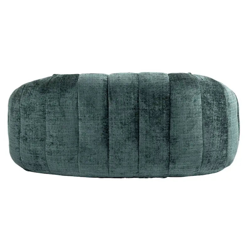 Sofá biplaza bajo tipo chaise longue – Chenilla, 59 pulgadas