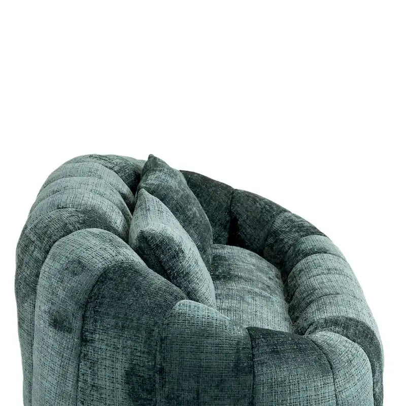 Sofá biplaza bajo tipo chaise longue – Chenilla, 59 pulgadas