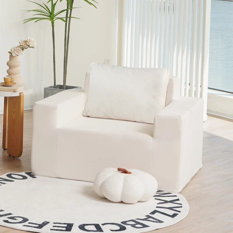 Sillón moderno con cojín