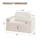 Sillón moderno con cojín