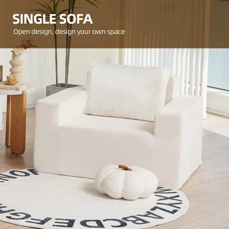 Sillón moderno con cojín