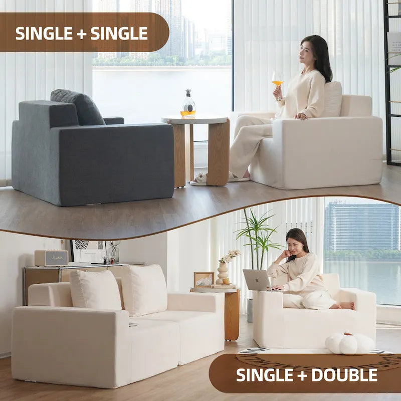 Sillón moderno con cojín
