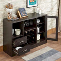 Espressonvärinen viinikaappi