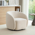 Sillón decorativo giratorio 360 grados tapizado en terciopelo
