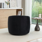 Sillón decorativo giratorio 360 grados tapizado en terciopelo