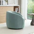 Sillón decorativo giratorio 360 grados tapizado en terciopelo