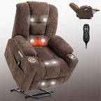Sillón reclinable Power Lift con masaje, calor y puertos USB