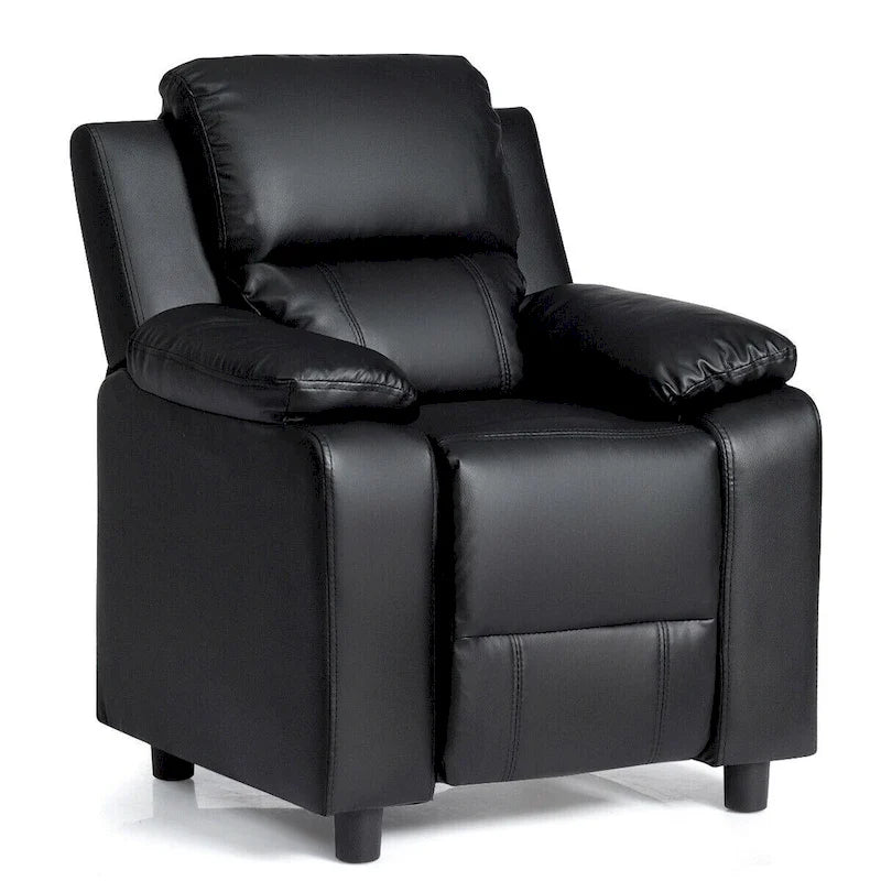 Deluxe gepolsterter Kindersofa-Sessel mit Kopfstütze und Liegefunktion