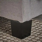 Cama de plataforma tapizada King Size con cabecero Wingback con botones
