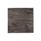 Mesa auxiliar tipo caja de madera rústica cuadrada