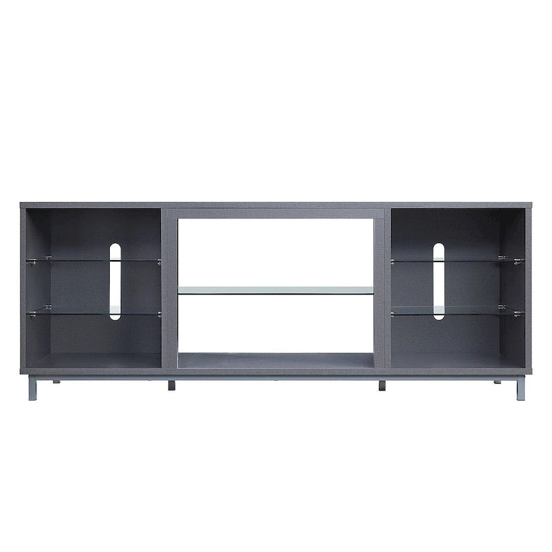 Mueble para TV de 60 pulgadas con repisas de cristal