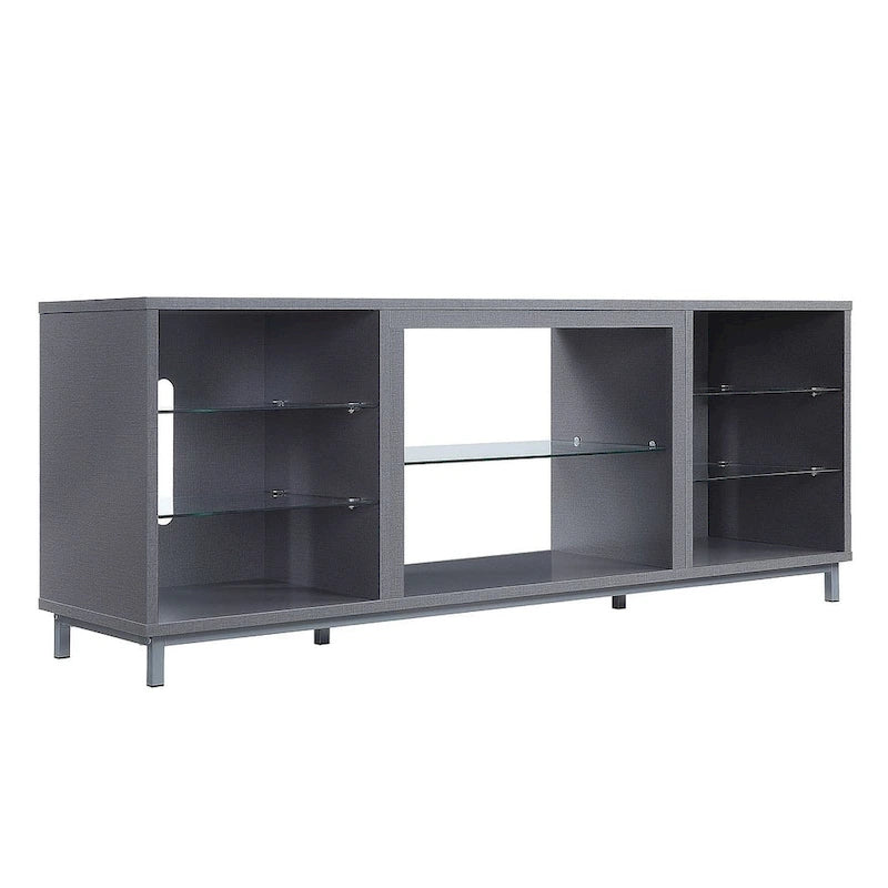 Mueble para TV de 60 pulgadas con repisas de cristal