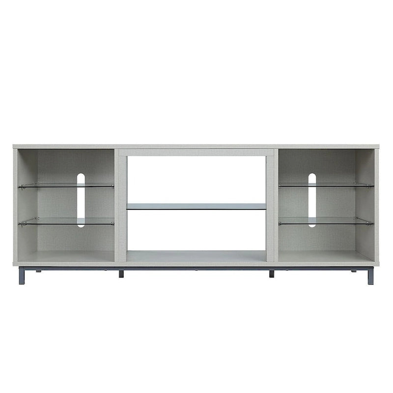 Mueble para TV de 60 pulgadas con repisas de cristal