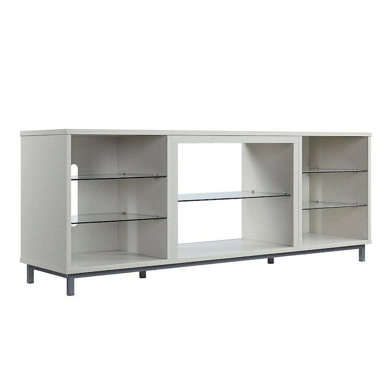 Mueble para TV de 60 pulgadas con repisas de cristal