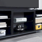 Mueble para TV de 60 pulgadas con repisas de cristal