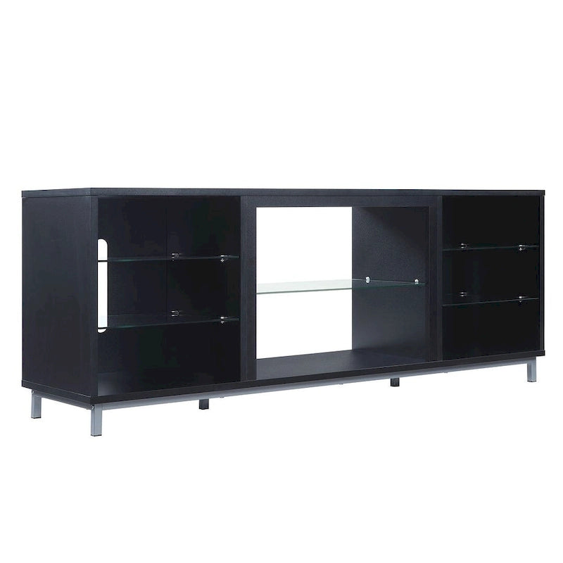 Mueble para TV de 60 pulgadas con repisas de cristal