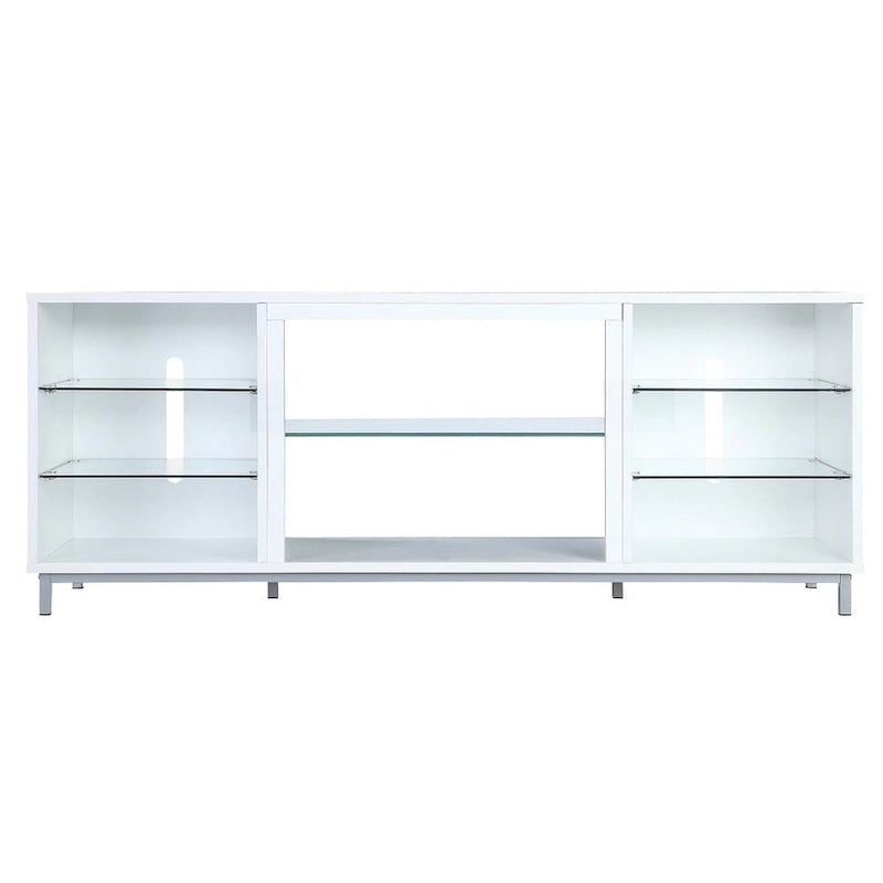 Mueble para TV de 60 pulgadas con repisas de cristal