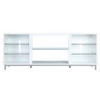 Mueble para TV de 60 pulgadas con repisas de cristal