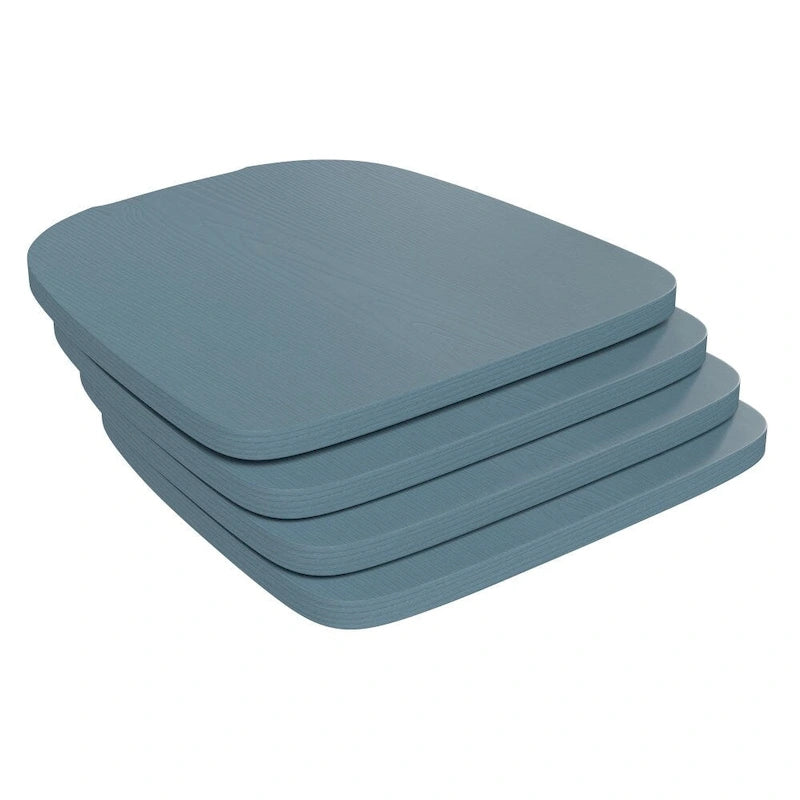 Assise de remplacement en polyrésine tout temps pour tabourets et chaises en métal