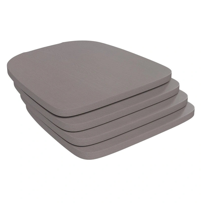 Assise de remplacement en polyrésine tout temps pour tabourets et chaises en métal