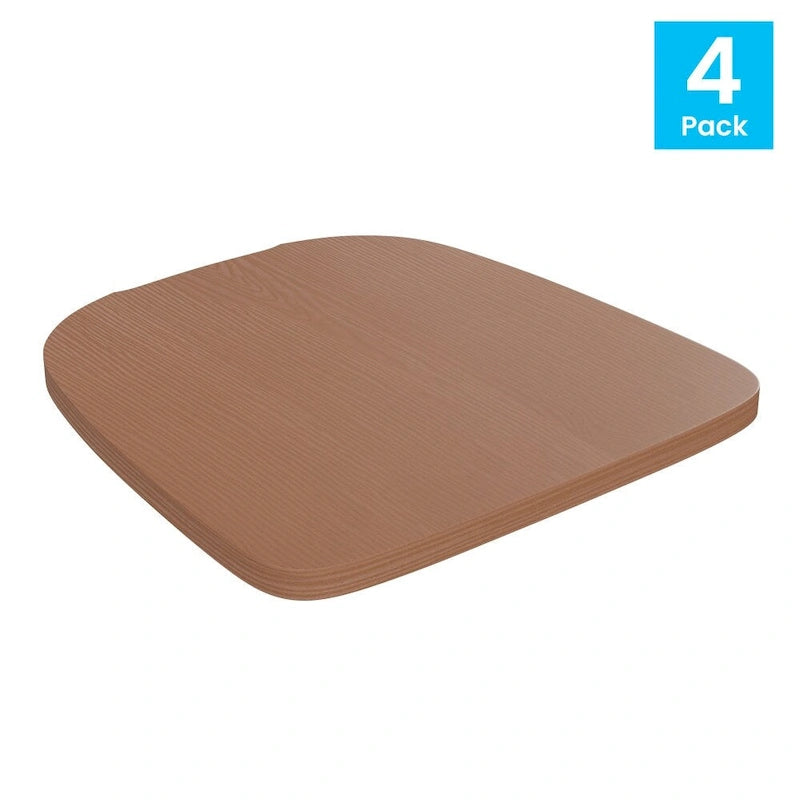 Assise de remplacement en polyrésine tout temps pour tabourets et chaises en métal