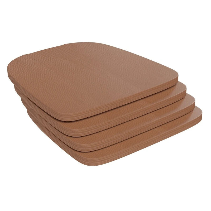 Assise de remplacement en polyrésine tout temps pour tabourets et chaises en métal