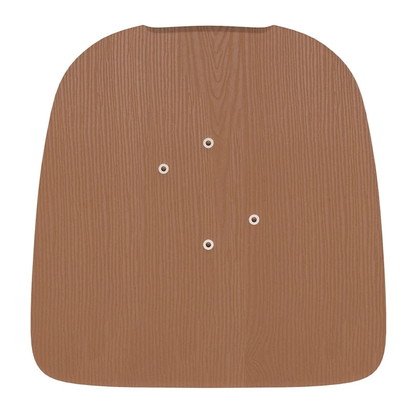 Assise de remplacement en polyrésine tout temps pour tabourets et chaises en métal