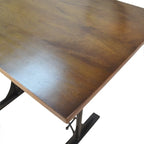Mesa de comedor de altura regulable - Marrón