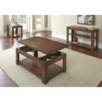 Mesa de centro rectangular con tablero elevable de 48 pulgadas con almacenamiento