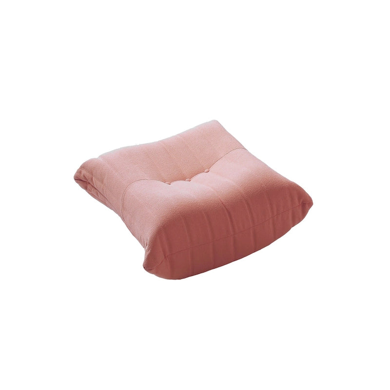 Bodensofa im Loungestil - Sitzsack aus Teddy-Velours