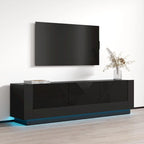 Mueble de TV moderno de 70.9" con frentes de alto brillo