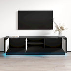 Mueble de TV moderno de 70.9" con frentes de alto brillo