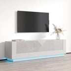 Mueble de TV moderno de 70.9" con frentes de alto brillo