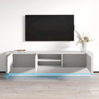 Mueble de TV moderno de 70.9" con frentes de alto brillo