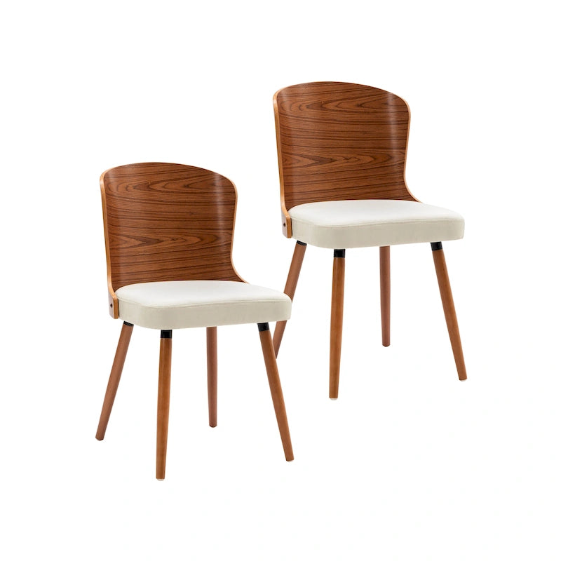 Silla de comedor sin brazos, respaldo y patas de madera de haya
