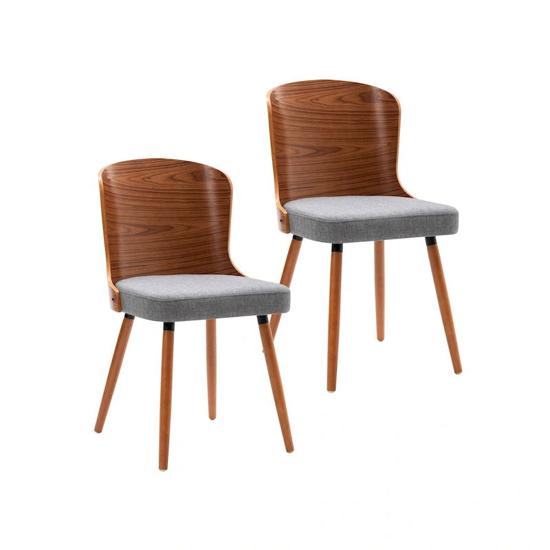 Silla de comedor sin brazos, respaldo y patas de madera de haya