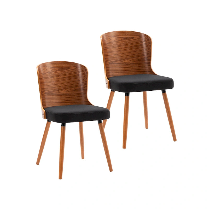 Silla de comedor sin brazos, respaldo y patas de madera de haya