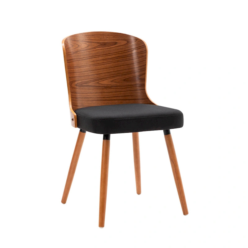 Silla de comedor sin brazos, respaldo y patas de madera de haya