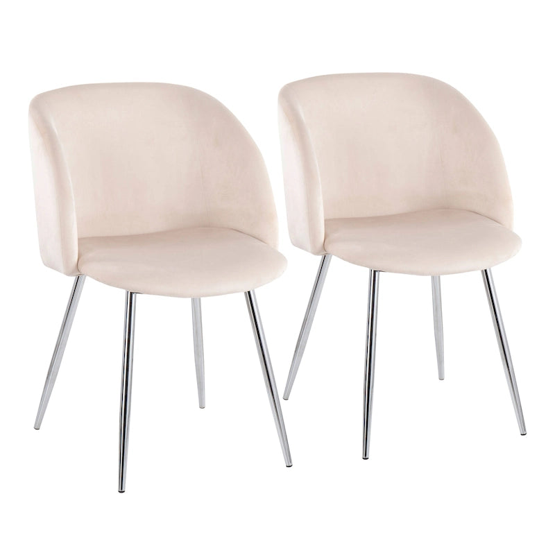 Sillas de comedor tapizadas (juego de 2)
