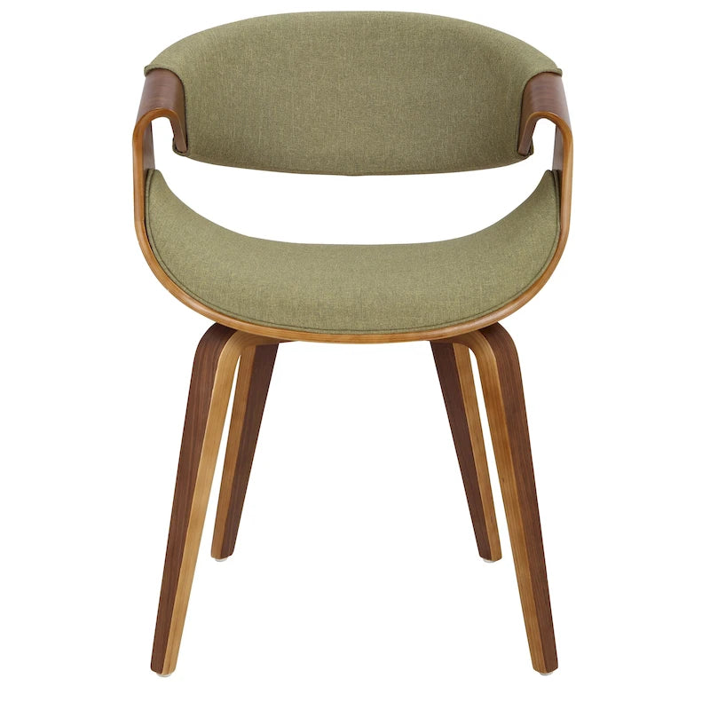 Eetkamerstoel met kruisframe en accent