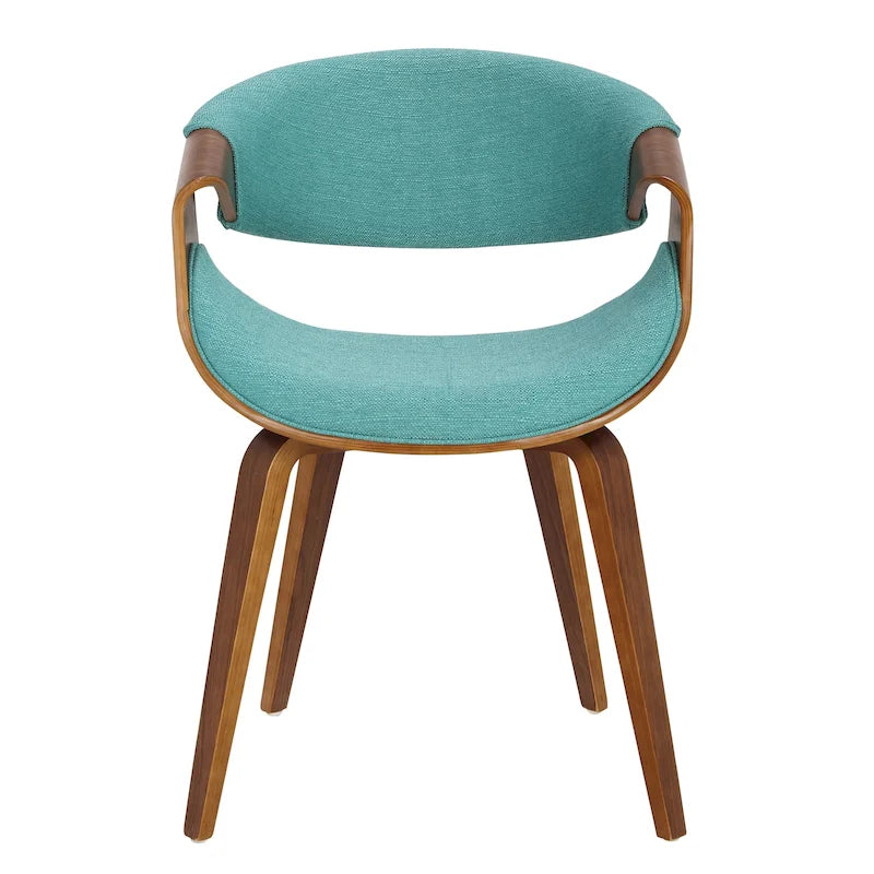 Silla decorativa de comedor con estructura cruzada