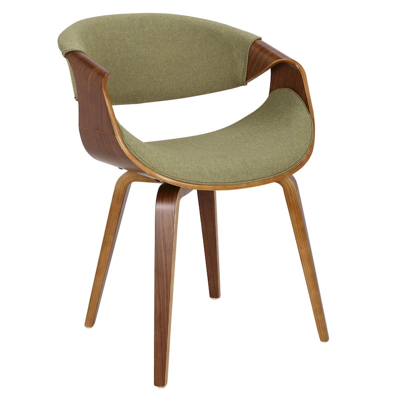 Silla decorativa de comedor con estructura cruzada