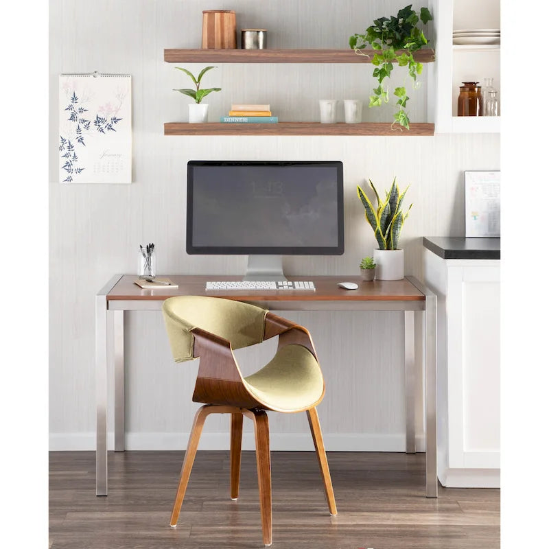 Eetkamerstoel met kruisframe en accent