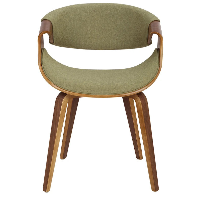 Eetkamerstoel met kruisframe en accent