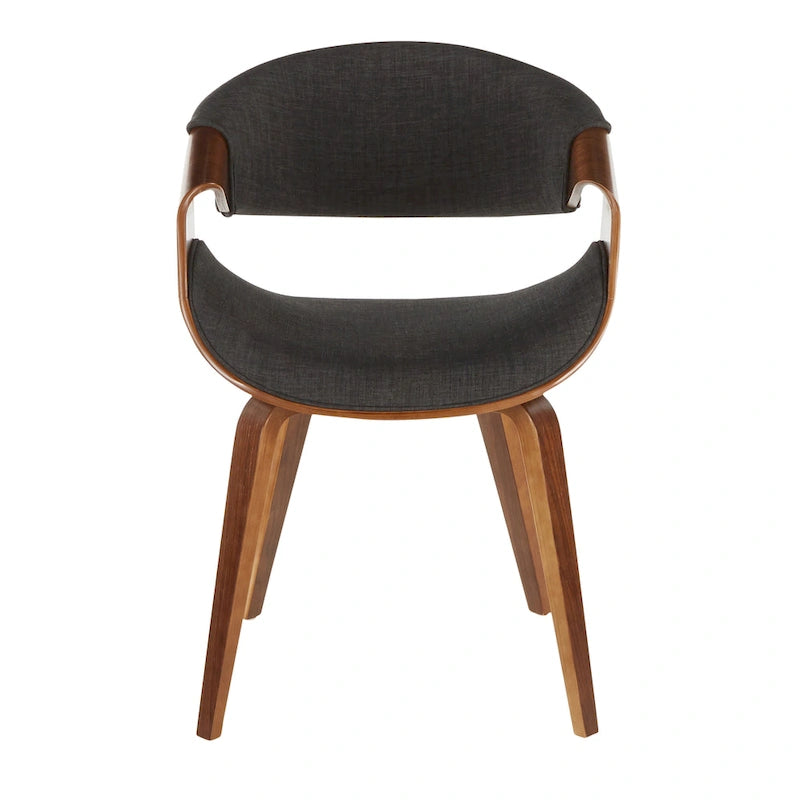 Eetkamerstoel met kruisframe en accent