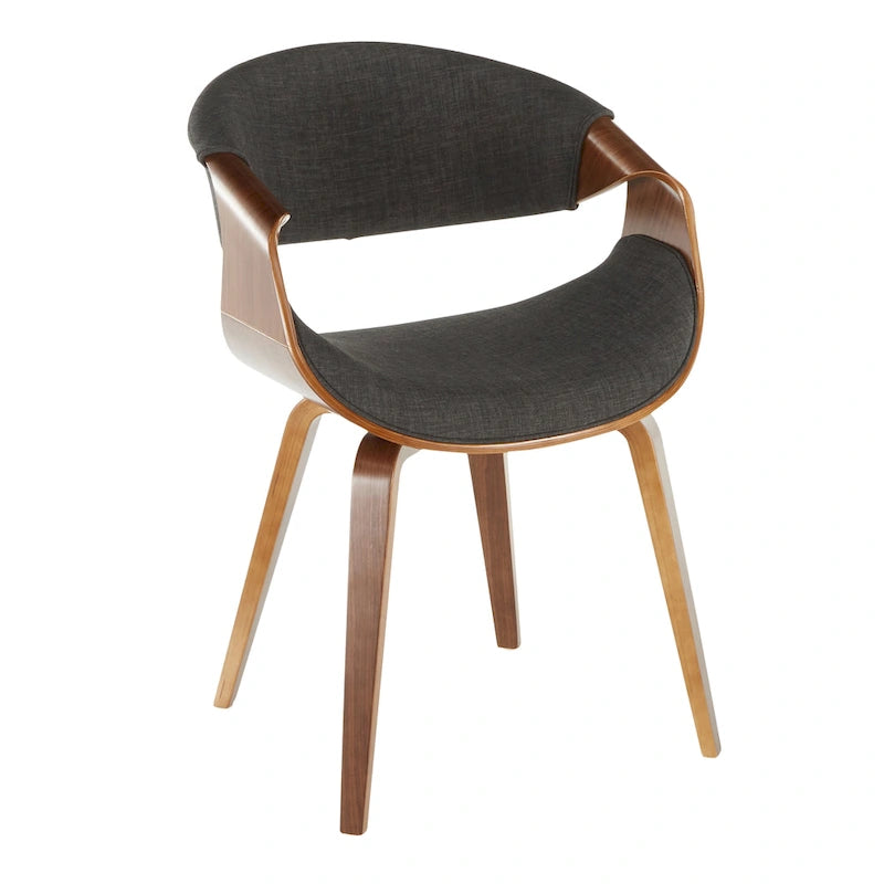 Eetkamerstoel met kruisframe en accent
