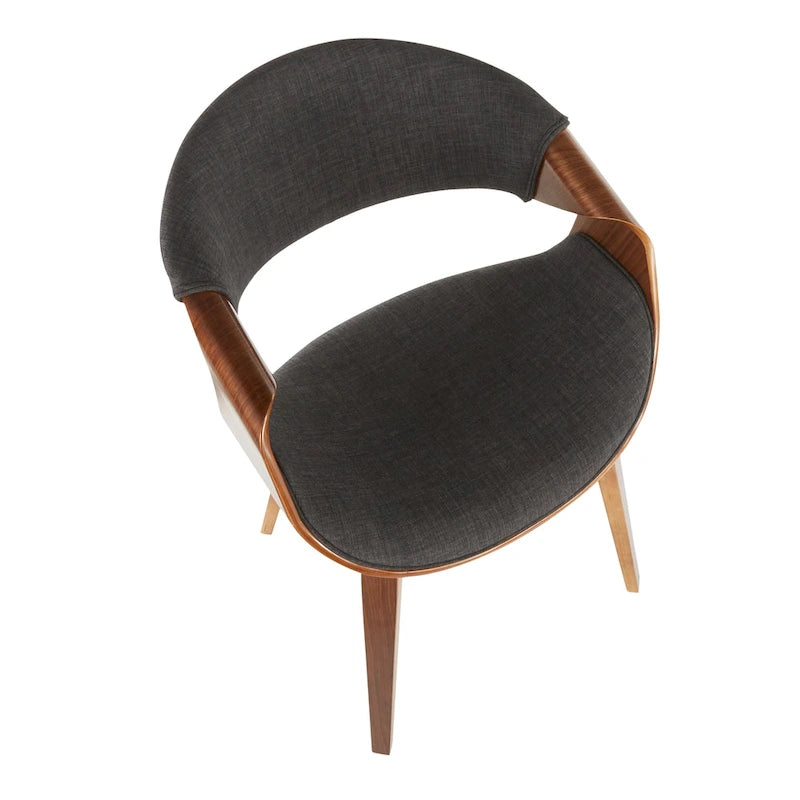 Eetkamerstoel met kruisframe en accent