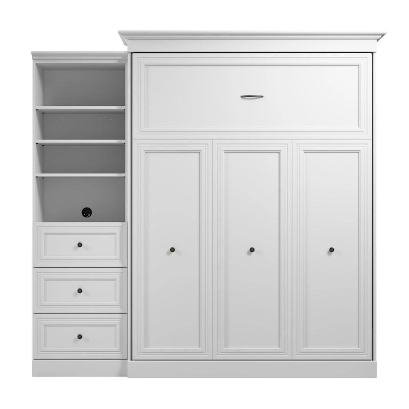 Queen-Murphy-Bett mit Schrankorganizer und Schubladen (92W)